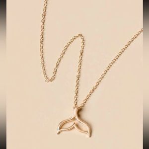 🐬 Awesome Metallic Dolphin Shark Whale Fish Fin Tail Necklace 🦈